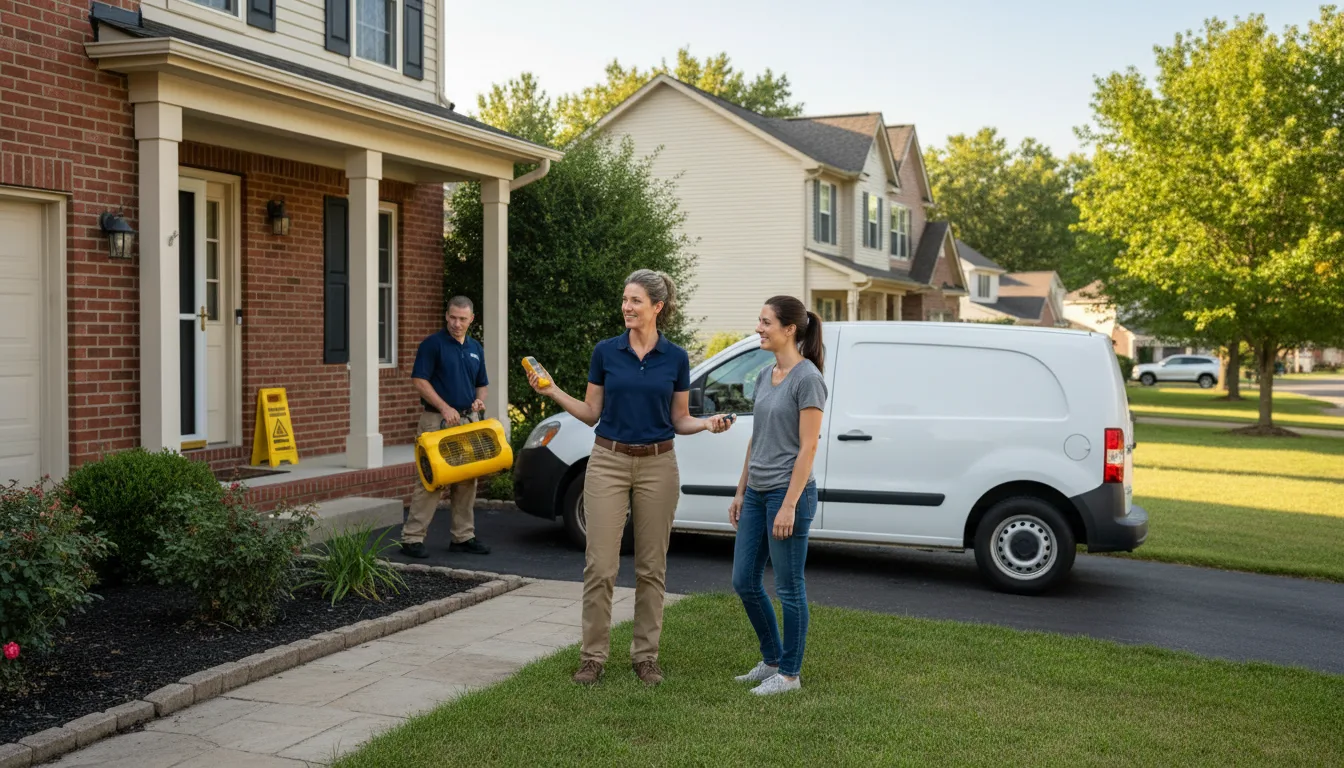 Water restoration image for Home Water Damage Repair in Crawfordsville, IA